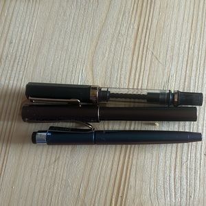 Fountain pen lot. Lamy, diplomat and Twsbi